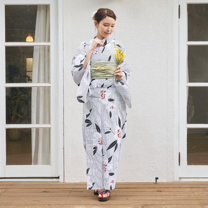 婦人ゆかた セパレート 百合 [16700309 B-1]