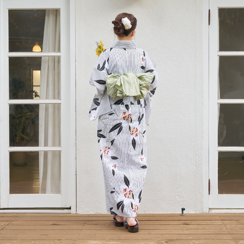 婦人ゆかた セパレート 百合 [16700309 B-1]