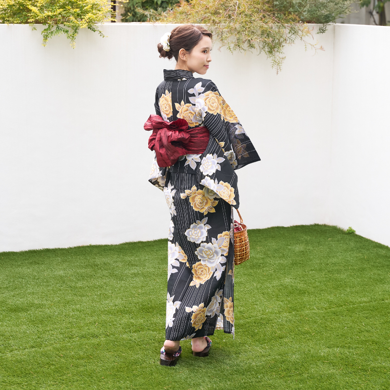 婦人ゆかた セパレート 薔薇 [16700313 B-5]