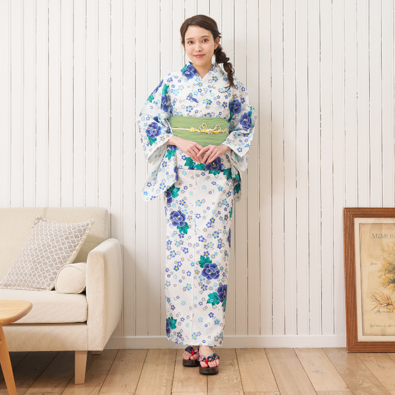 婦人ゆかた セパレート 散し桜 [16700206-7]
