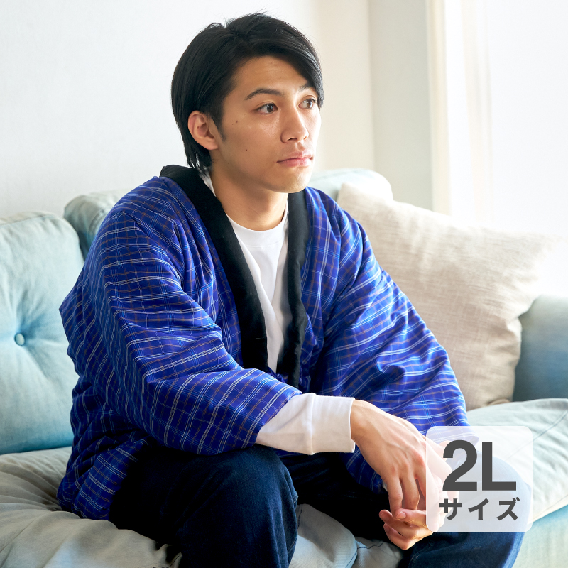 久留米手作り袢天 柄アソート #911 紳士 2L