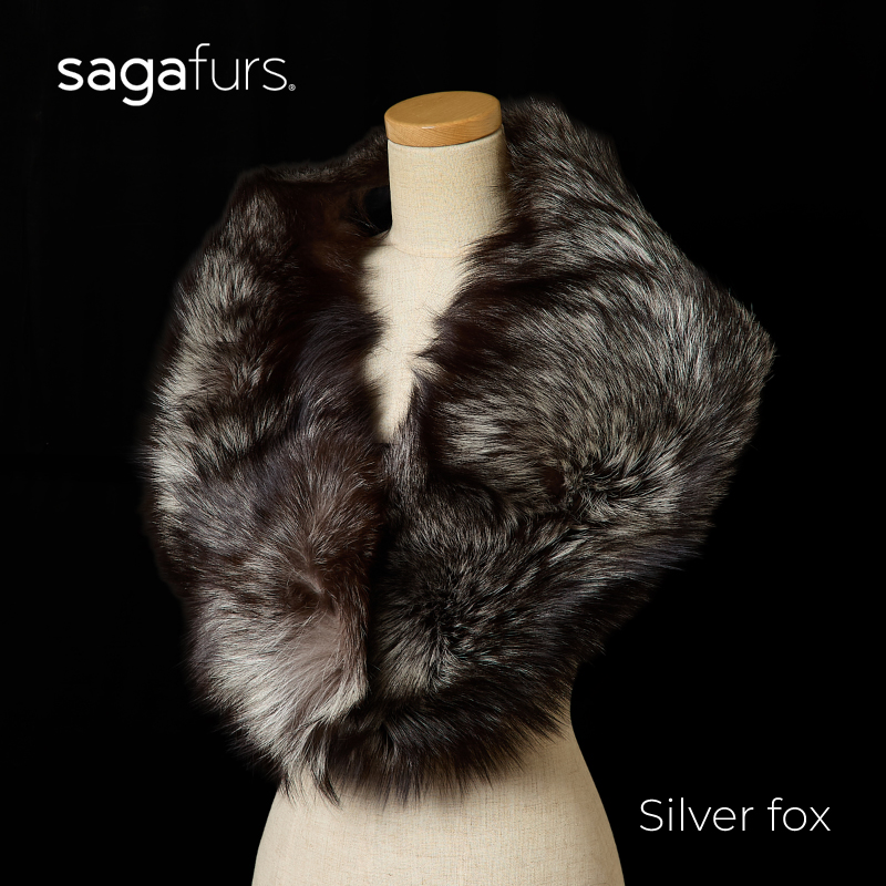 成人式用ショール シルバーフォックス