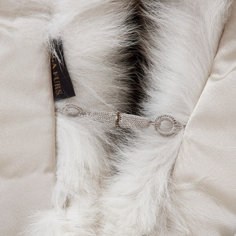 成人式用ショール ブルーフォックス