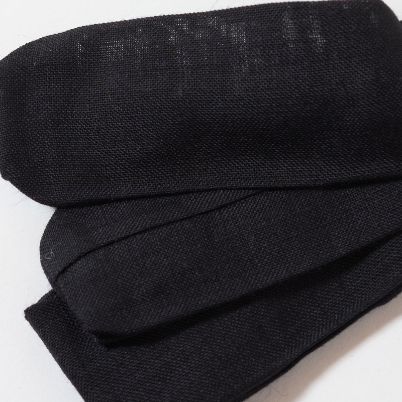 モスリン腰紐 黒 並尺 10本組