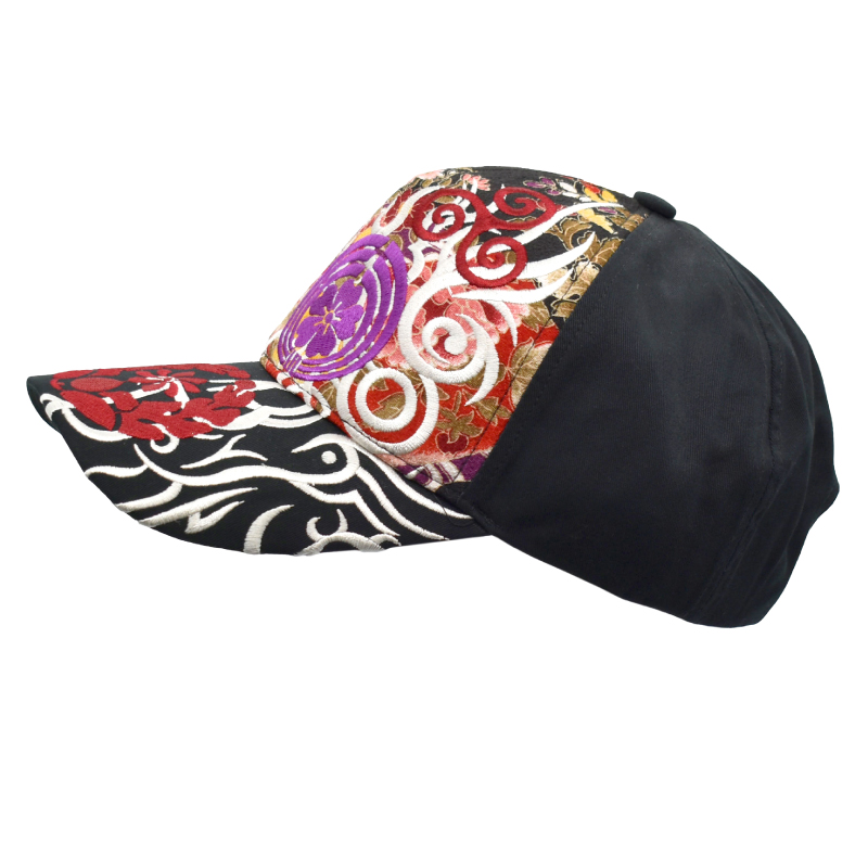 刺繍キャップ 家紋トライバル