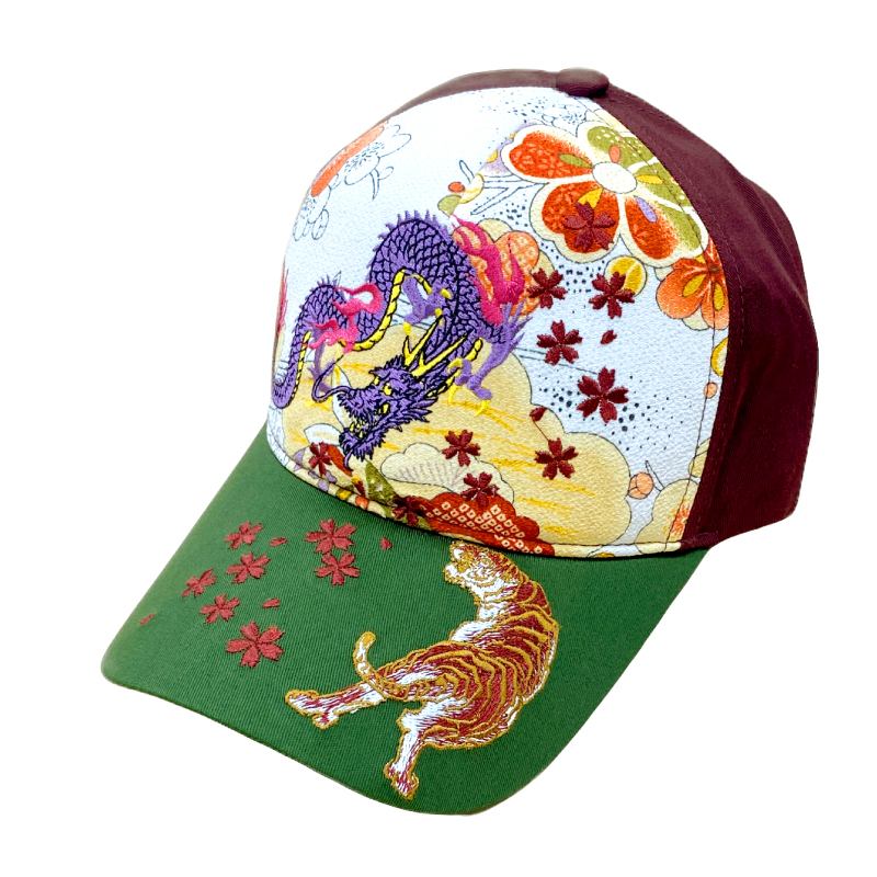 刺繍キャップ 龍虎B