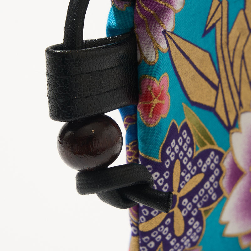 天ファスナーポシェット 和柄 地味系