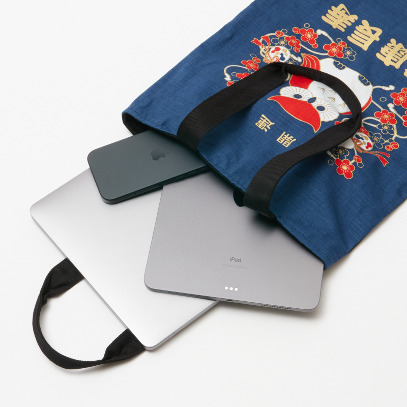 【限定品】開運亭 縁起トートバッグ 開運ふくろう