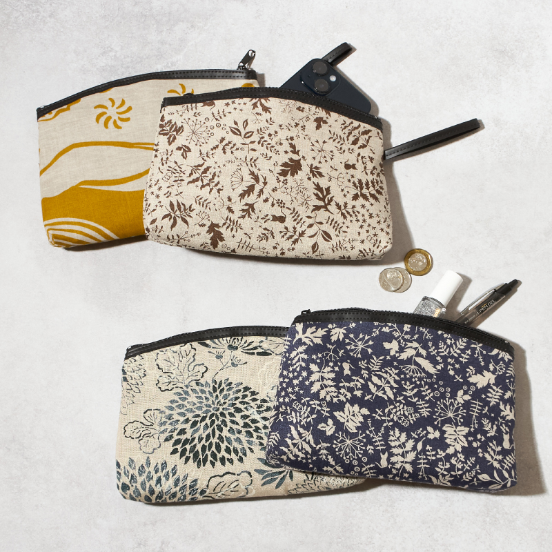 限定品 華古布 手付ポーチ （大）柄アソート