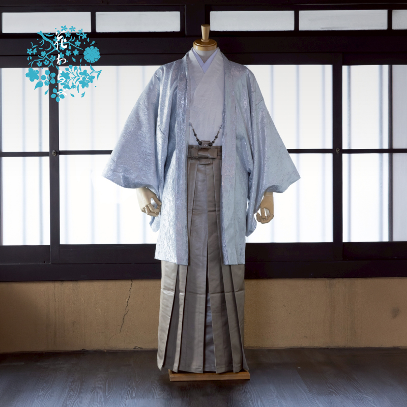  花わらべ メンズ トータルセット MR-11 （メタリック×シルバー）