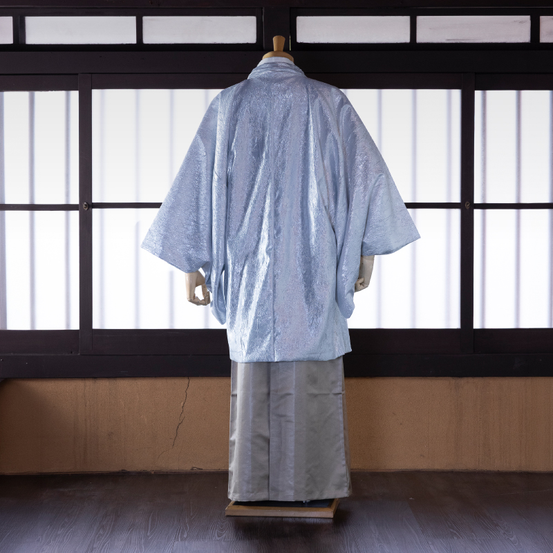  花わらべ メンズ トータルセット MR-11 （メタリック×シルバー）