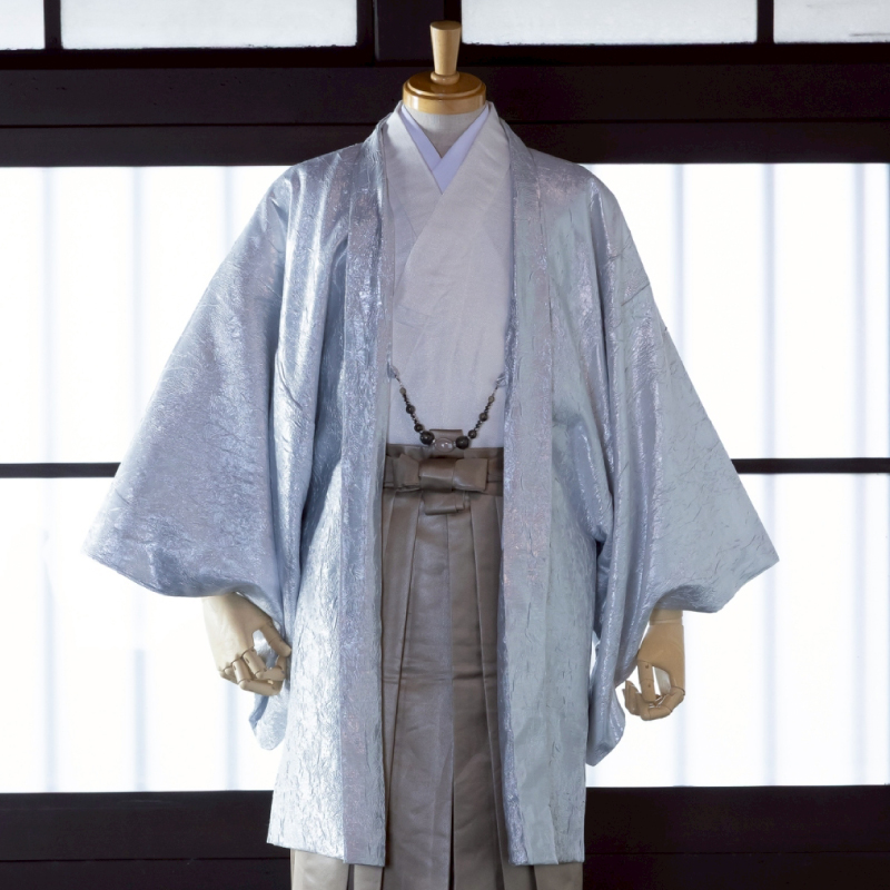  花わらべ メンズ トータルセット MR-11 （メタリック×シルバー）