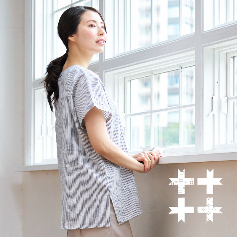 久留米ブラウス かぶり #317 よろけ 白