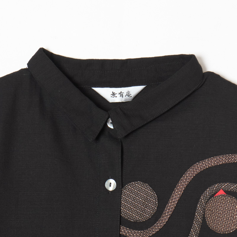 タイ絣古布 パッチワークジャケット M1343