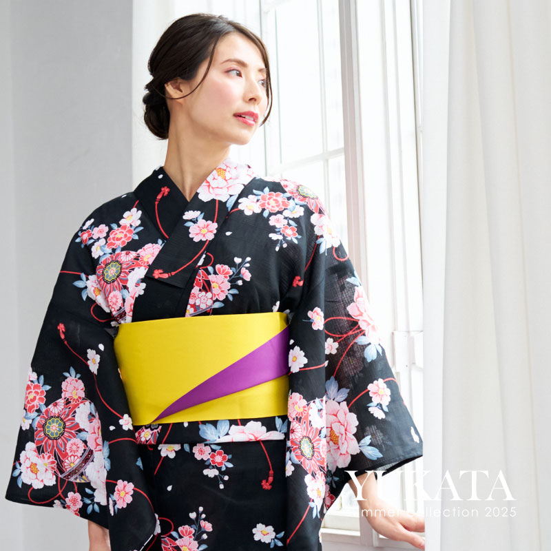 婦人ゆかた 変わり生地