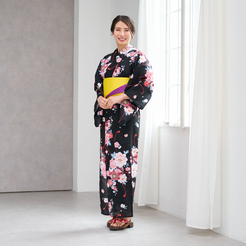婦人ゆかた 変わり生地