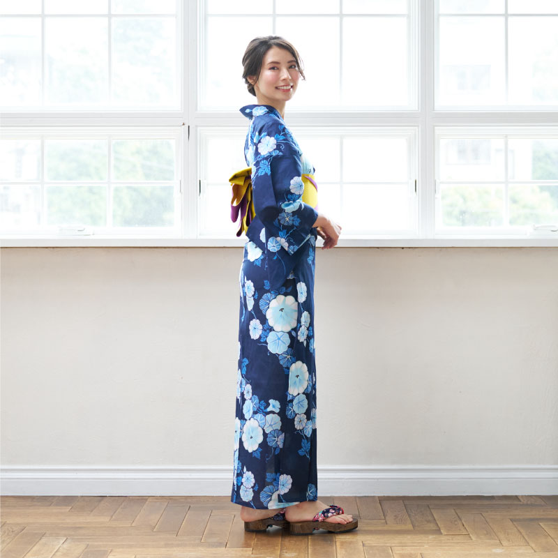 婦人ゆかた ラメ入り生地