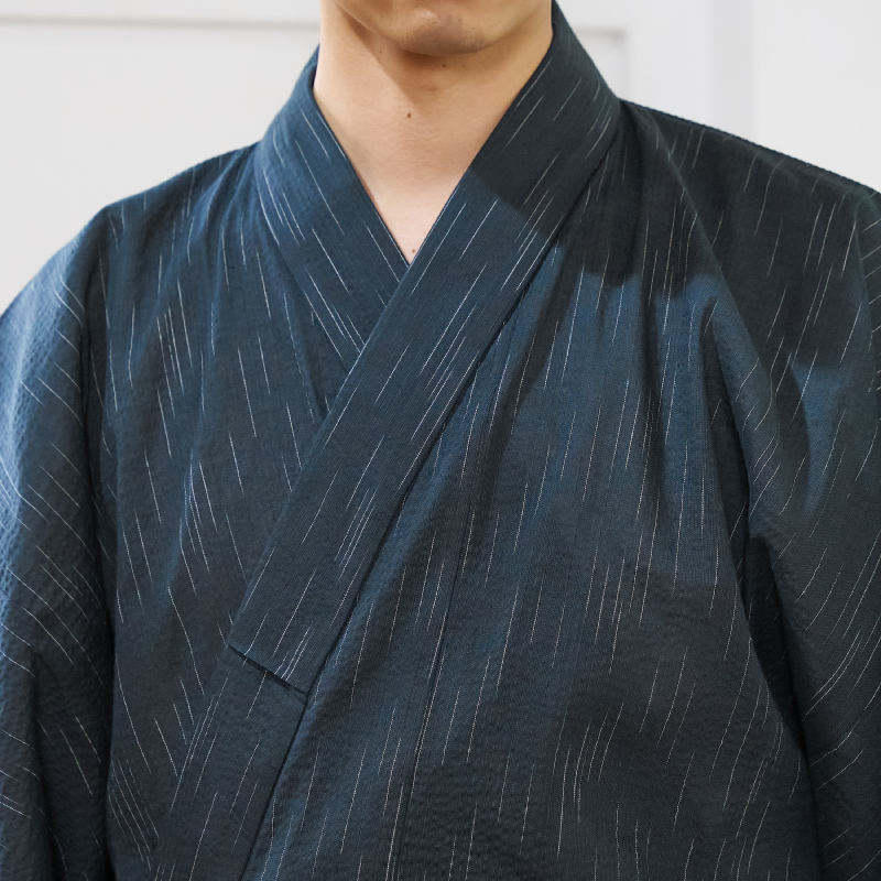 紳士ゆかた 先染めしじら