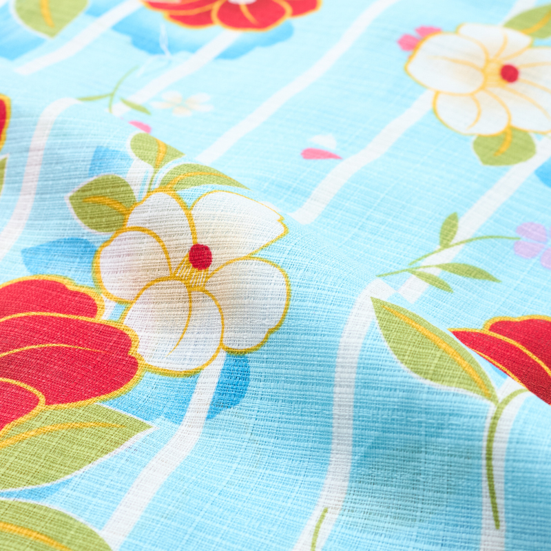 ジュニア浴衣 椿 [18401503]