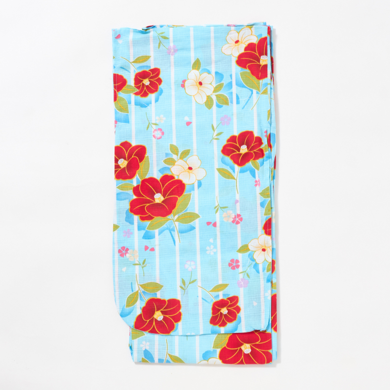 ジュニア浴衣 椿 [18401503]