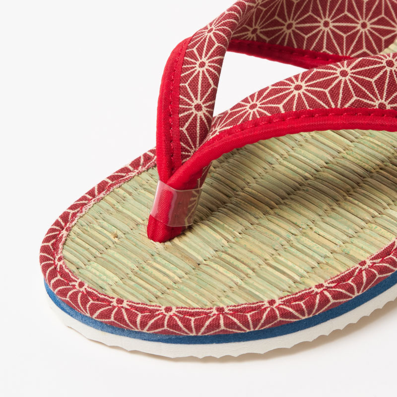 井草草履 子供用カリプソ 赤