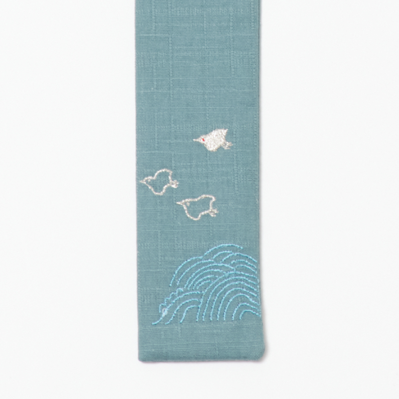 紳士 扇子袋 刺繡入り