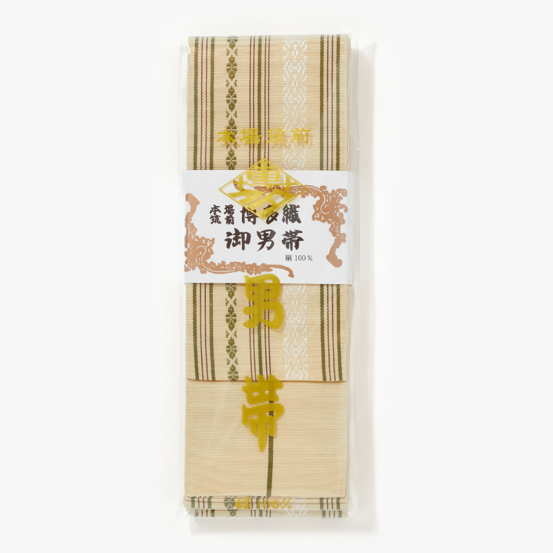  正絹博多織 献上角帯