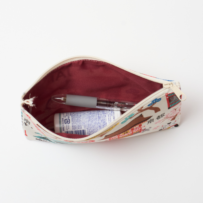  Hello Nippon 角平ポーチ