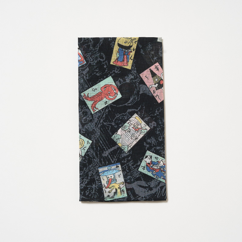 妖怪づくし ハンカチ おどけばけもの尽くし