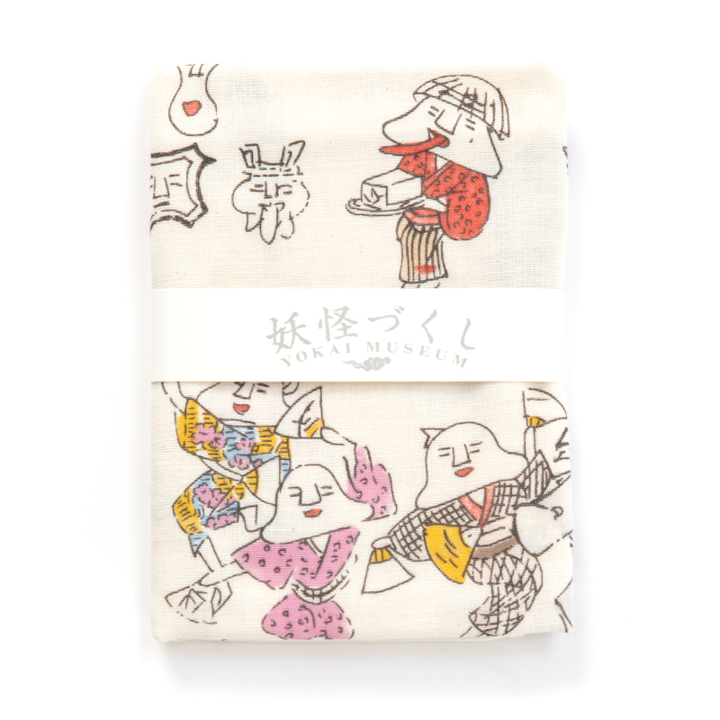 妖怪づくし ふんわりてぬぐい