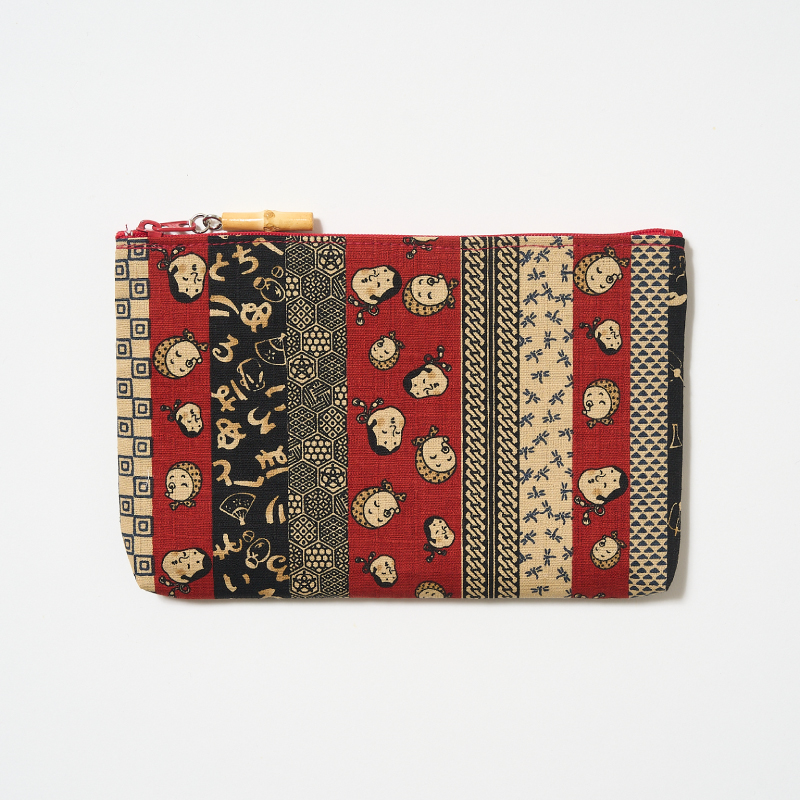 時代小紋 角平ポーチ