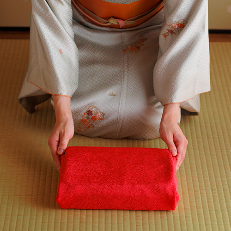 むす美 正絹ちりめん無地