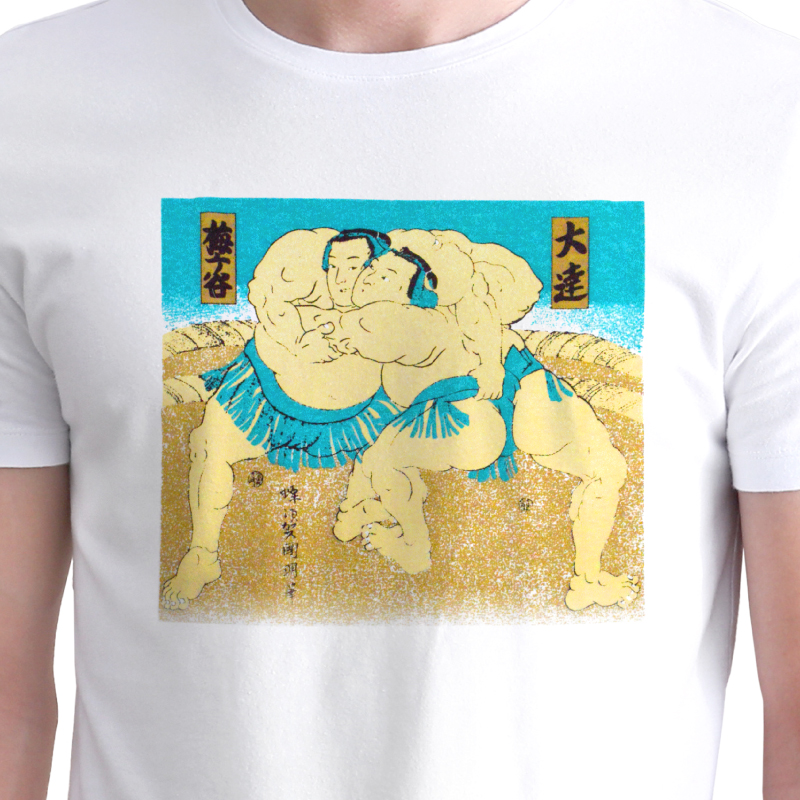 Tシャツ 相撲 白
