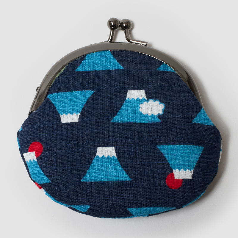 富士山 がま口小銭入 2.5口金