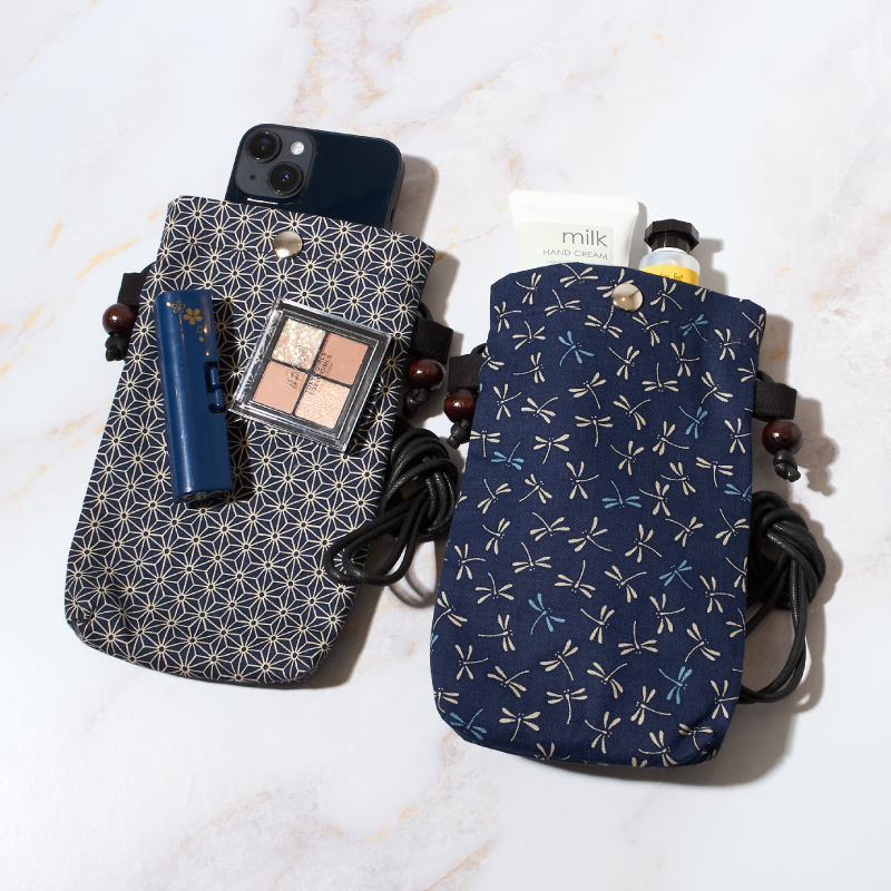 昔小裂 スマホポシェット ロングタイプ