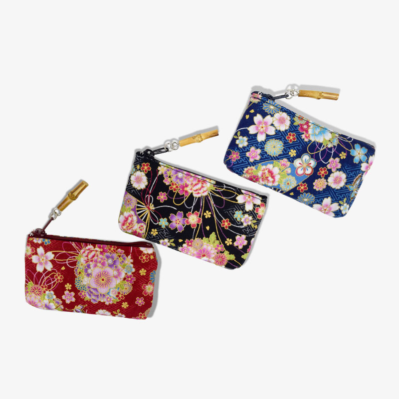 華ざくら 竹玉付小銭入れ