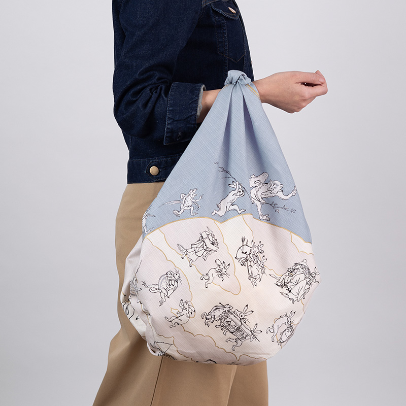 むす美 100 鳥獣人物戯画 蓮の葉