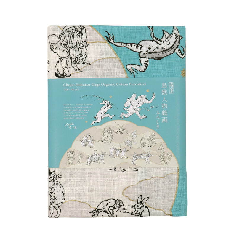 むす美 100 鳥獣人物戯画 蓮の葉