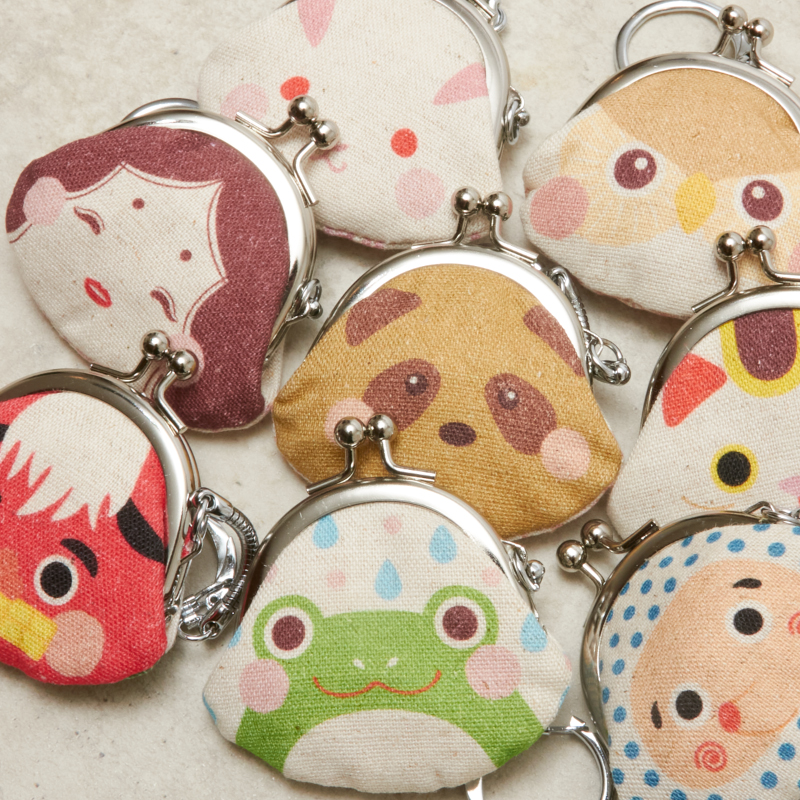 【限定品】1.6寸がま口キーホルダー