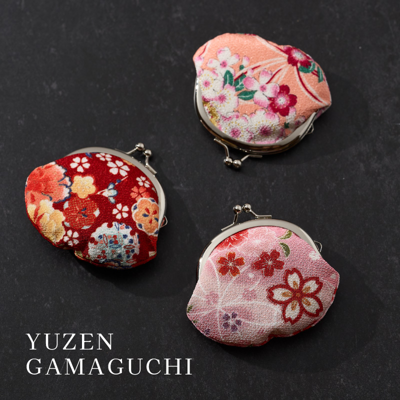 ちりめん友禅 2.5寸がま口