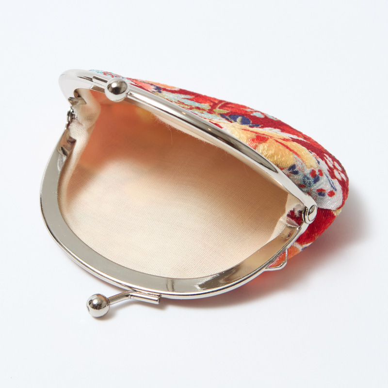 ちりめん友禅 2.5寸がま口