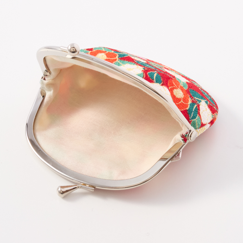 ちりめん友禅 3.3寸がま口