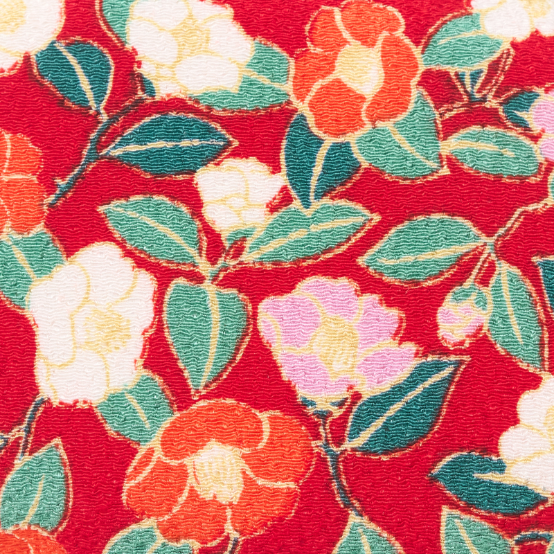 ちりめん友禅 3.3寸がま口