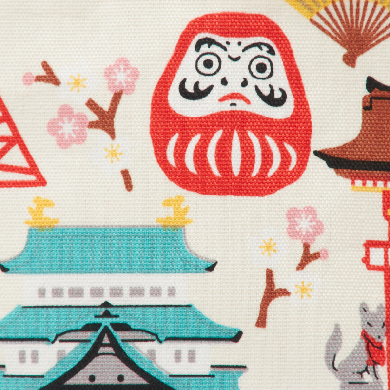 Hello Nippon マチ付き 三角ポーチ