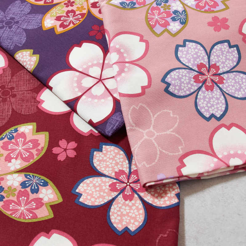 限定品 綿大判ふろしき 桜