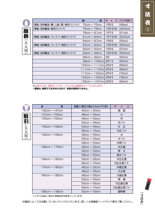 江戸一 腹掛 上紺