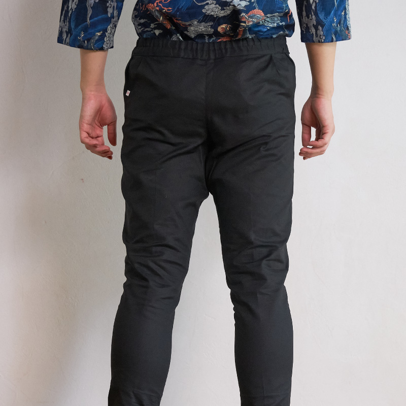 一心 ゴム長パンツ 黒