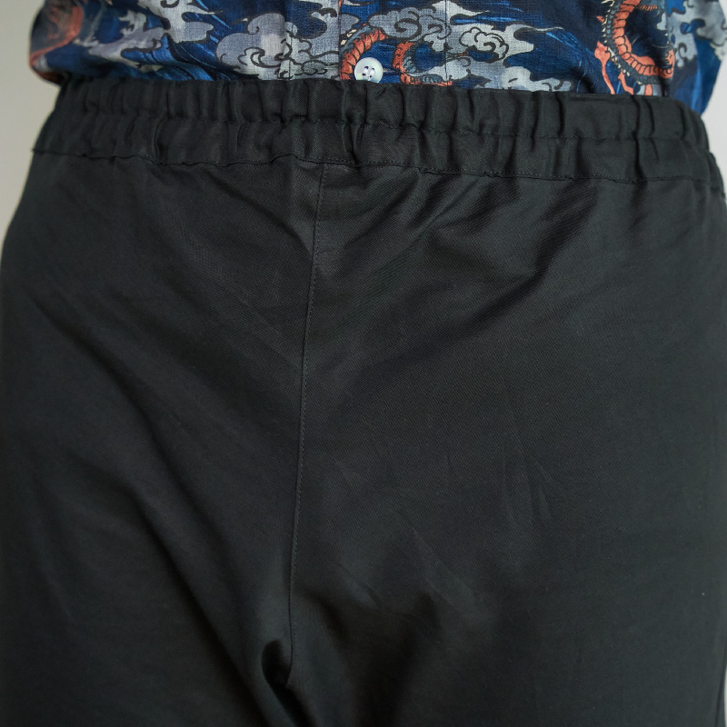 一心 ゴム長パンツ 黒