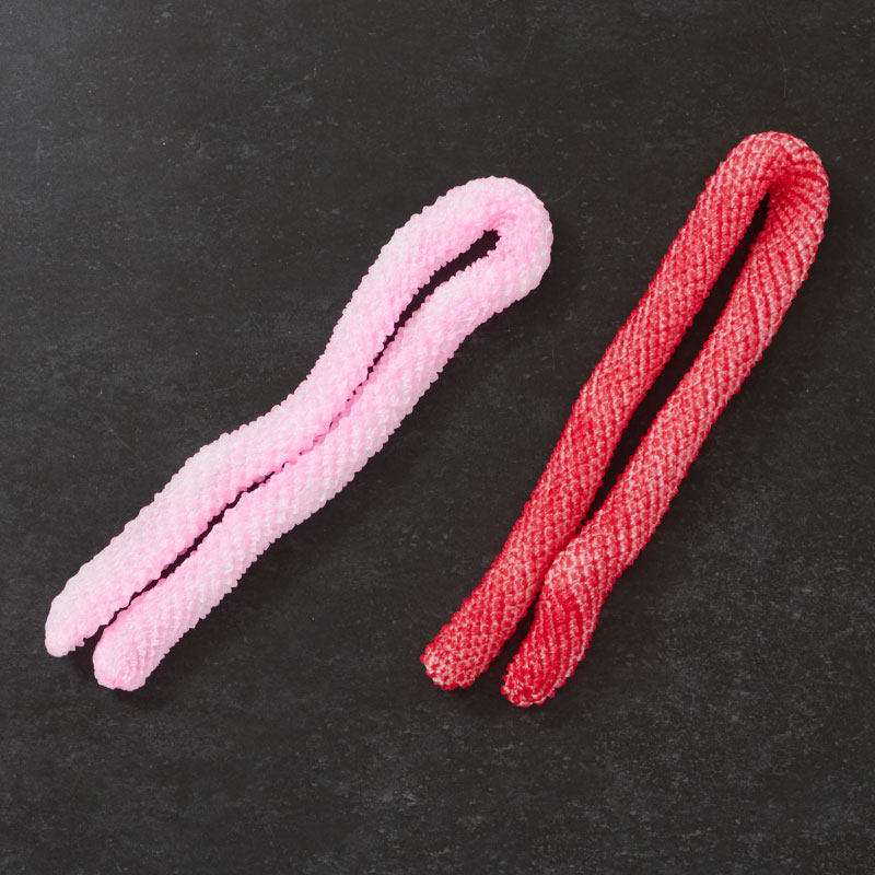 七五三 髪飾りテガラ大（正絹かのこ絞り）