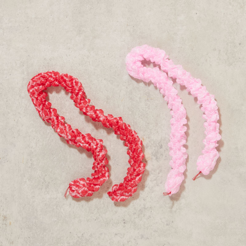 七五三 髪飾りテガラ小（正絹かのこ絞り）